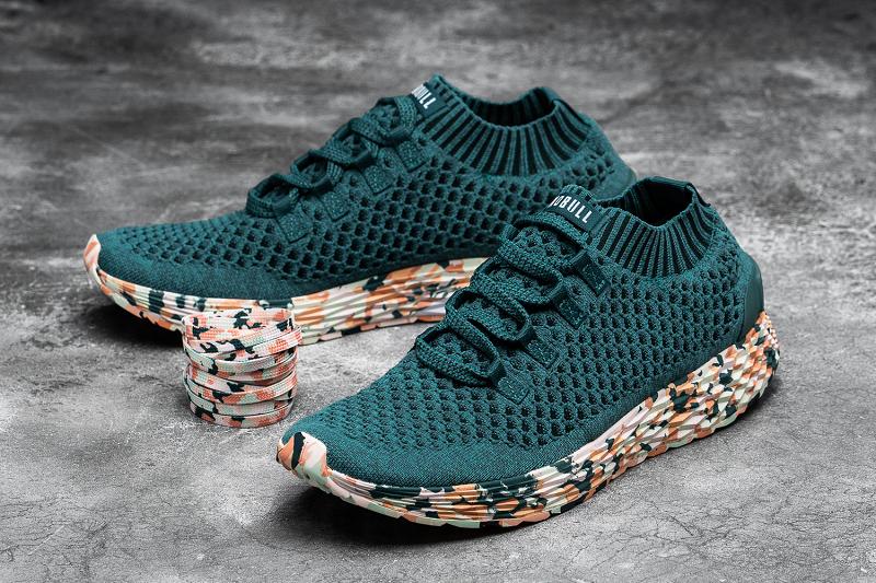 Deep / Turquoise Nobull Wild Jewel Knit Runner Women's Running Shoes | CA A1729H